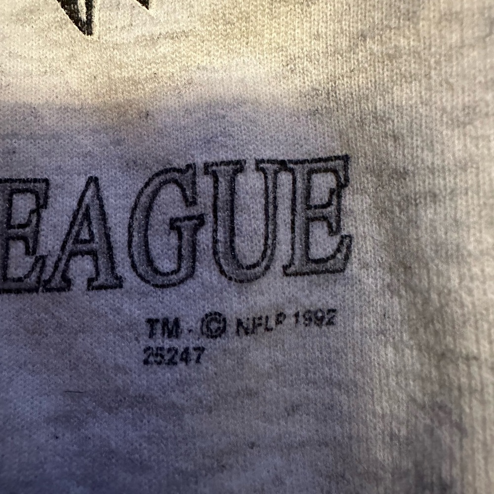 Vintage 1992 L.A. Raider tradition American football conference size large - Picture 3 of 5
